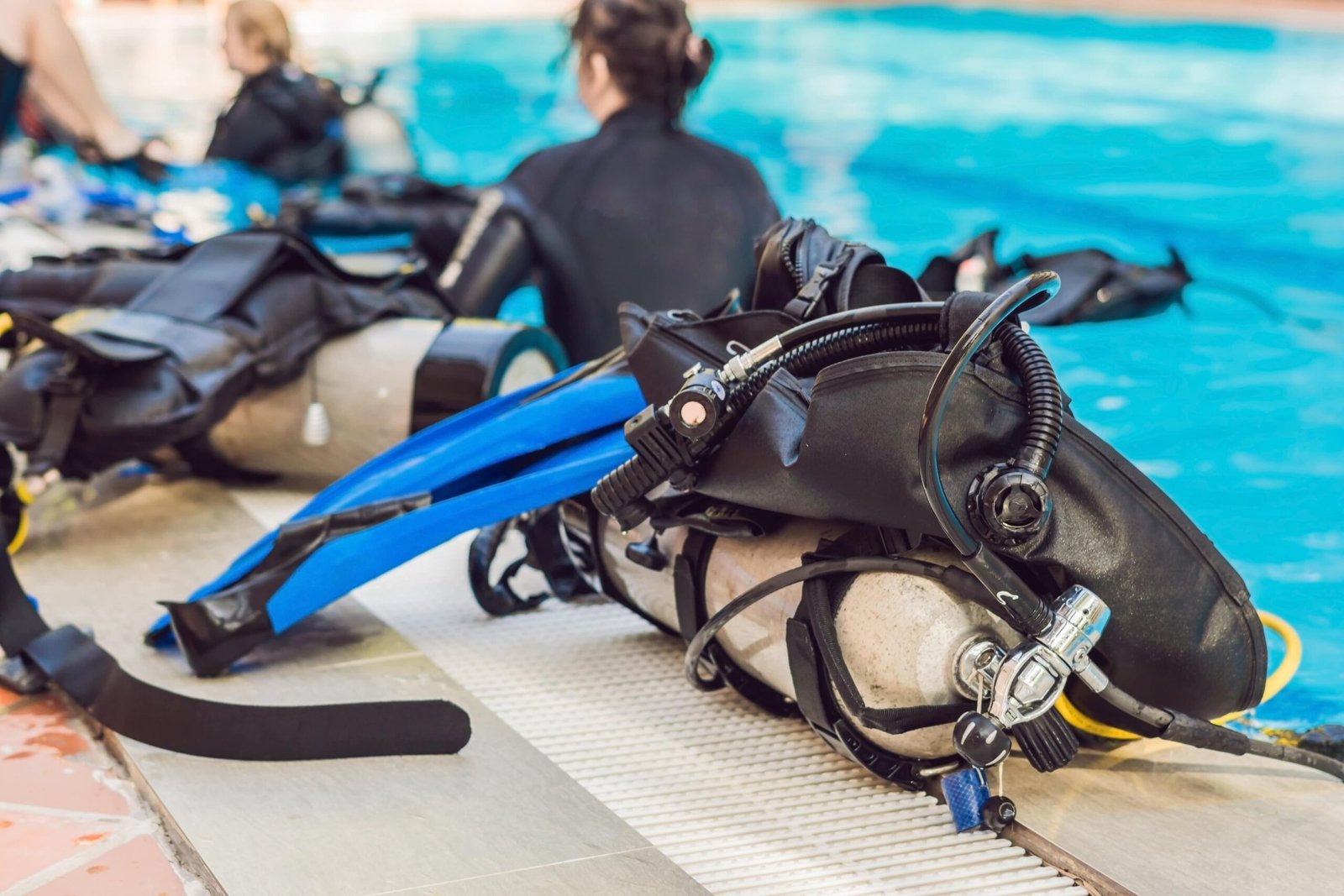 Equipment am Beckenrand